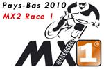 Vidéo de la première course MX2 du GP des Pays-Bas 2010
