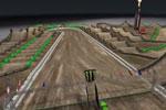 La piste du supercross ama Oakland 2013