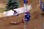 Ken Roczen se fait jecter de sa KTM au MX ama Millville 2013