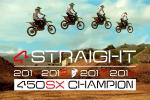 Vido - Ryan Villopoto 4me titre de champion de supercross 450cc d'affile