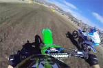 Dans les yeux de Ryan Villopoto lors du motocross ama Lake Elsinore 2013