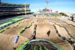 Ryan Villopoto en camra embarque lors des essais du supercross ama Anaheim 1 2014