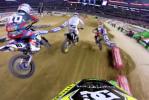 Ryan Villopoto à la lutte lors du départ du SX ama 450cc Arlington 2014