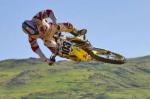 Souvenir de Pastrana, Carmichael, Tortelli et Millsaps a l'entrainement sur le terrain SX de suzuki