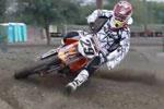 Vido des premiers tours de roues d' Andrew Short sur sa KTM 350