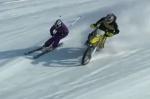Skicross contre motocross