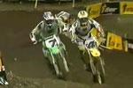 Vido de belles bagarres en supercross et motocross AMA quand Ricky Carmichael courait
