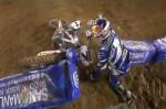 Le crash de James Stewart lors du supercross d'Anaheim 1 2012