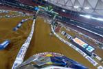 Stewart, Millsaps, Peters et Peick lors des essais du SX Atlanta 2013