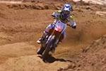 Justin Barcia en essai sur le terrain motocross de Cahuilla Creek MX