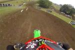 Tommy Searle en camra embarque au GP motocross de Grande Bretagne 2013