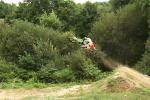 Valentin Teillet à l'entrainement sur son terrain de supercross