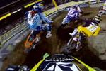 Dans les yeux de Ryan Villopoto, Davi Millspas et Ryan Sipes lors du SX Anaheim 2 2013
