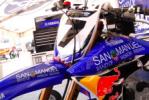 Prèsentation de l' YZ450F de James Stewart lors du SX d'Anaheim 1 2011